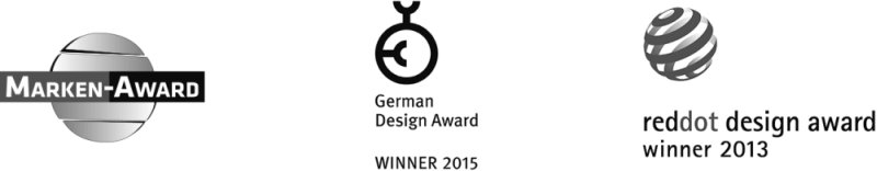 Logos Marken-Award, German Design Award Winner 2015, reddot design award winner 2013