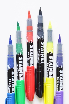 Die Stained Brush Pens von Sharpie in verschiedenen Farben.