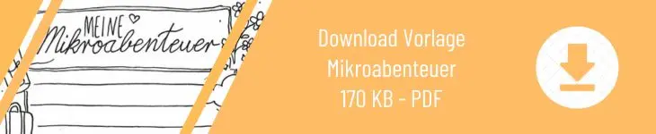 Grafik zum Download „Vorlage Bullet Journal: Mikroabenteuer“