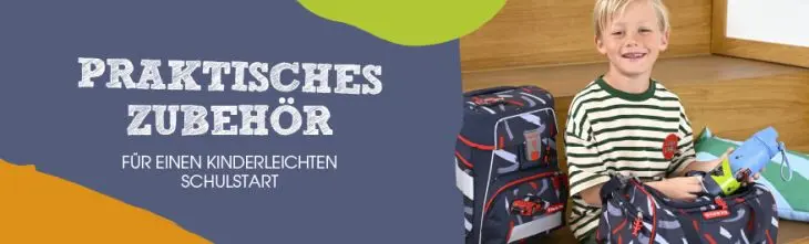 Werbebanner für Zubehör für die Schulranzen von Step by Step.