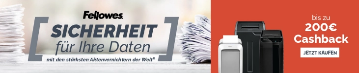 Eine Cashback Aktion zu Aktenvernichtern.