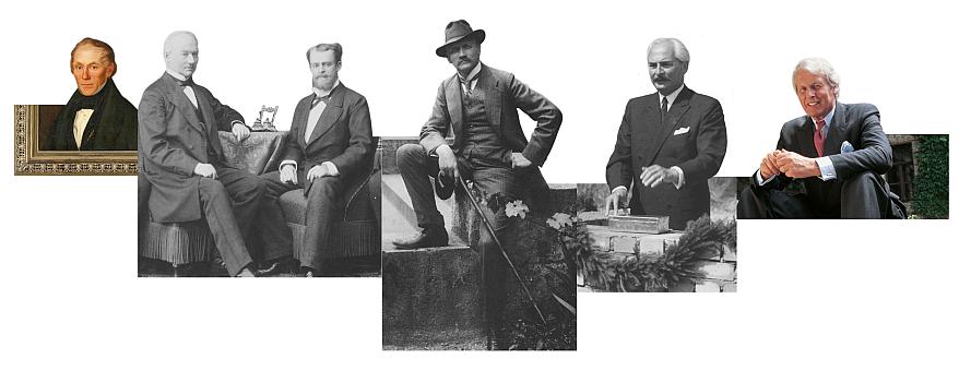 Portrait der Generationen des Unternehmens Faber-Castell.