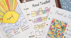 Mood Tracker ♡ 3 ungewöhnliche Vorlagen zum kostenlosen Download ↓ von Sutter aus [[haendler-ort]!