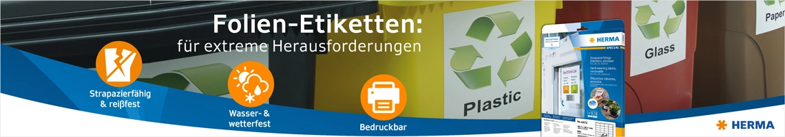 Herma Folienetiketten