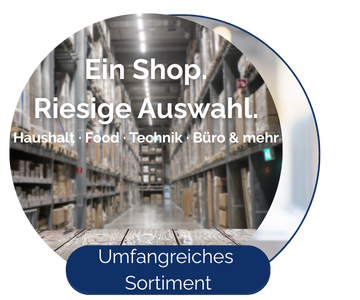 Das Wort "Neuheiten" mit einem Karton Icon.