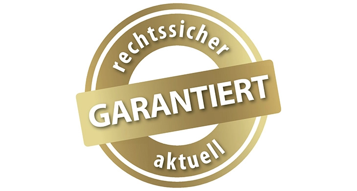 "rechtssicher garantiert aktuell"