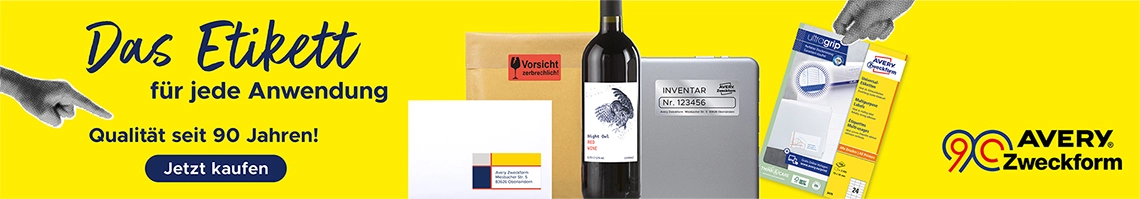 Universaletiketten von Avery Zweckform