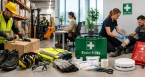 Alles rund um Arbeitsschutz: Von Schutzausrüstung wie Helmen und Handschuhen bis zu praktischen Tipps für Sicherheit und Gesundheit am Arbeitsplatz. Jetzt bei Uriot und in unserem Onlineshop entdecken.