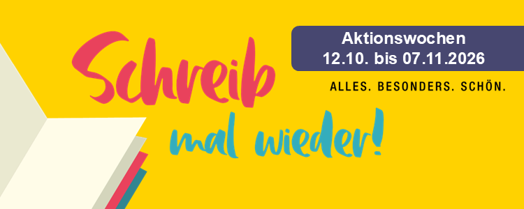 Grafik zur Bewerbung der Wochen des Schreibens