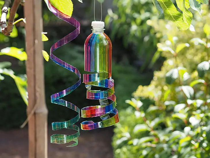 Sonnenfänger aus PET-Flaschen basteln
