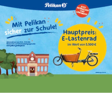 Aktionsbeschreibung für Pelikangewinnaktion.