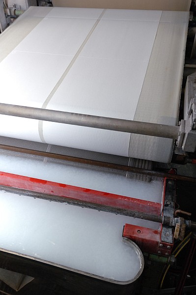 Walzen zur Erstellung von Buettenpapier