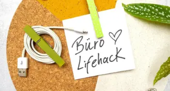 Lifehacks Büro: 7 geniale Tricks für eine Arbeitserleichterung im Büro und Homeoffice. Mehr bei WEISS in Braunschweig und im Onlineshop.