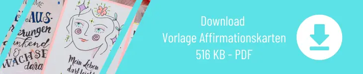 Grafik zum Download „Download Vorlage Affirmationskarten“