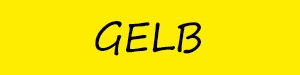 Gelber Balken mit dem Wort "Gelb".