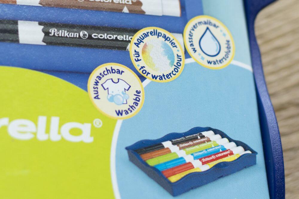 Detailaufnahme der Kreativfabrik von Pelikan: Produkteigenschaften.