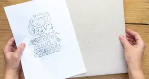 Zaubertrick Transfertechnik ✨Vorlagen abpausen ✐ leicht gemacht | Für Handlettering | Illustrationen | Doodles von Weyers-Kaatzer in Aachen