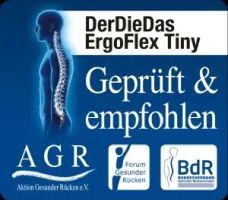 AGR Gütesigel zum Schulranzen DerDieDas ErgoFlex Tiny