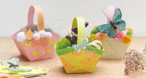 Einfaches Osternest basteln ✄ Kinder, schnappt euch unsere Downloadvorlage und legt los! Viel Spaß ♡ wünscht euch Wiederholdt aus Göttingen