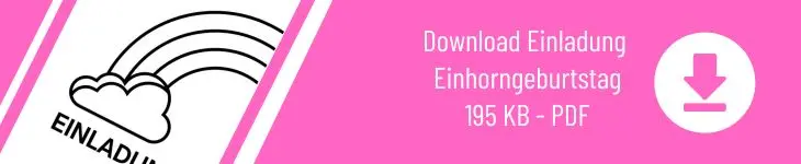 Grafik zum Download „Einladung Einhorn-Geburtstag“) 