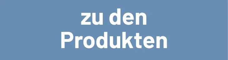 Ein blauer Banner, auf dem in weißer Schrift "zu den Produkten" steht