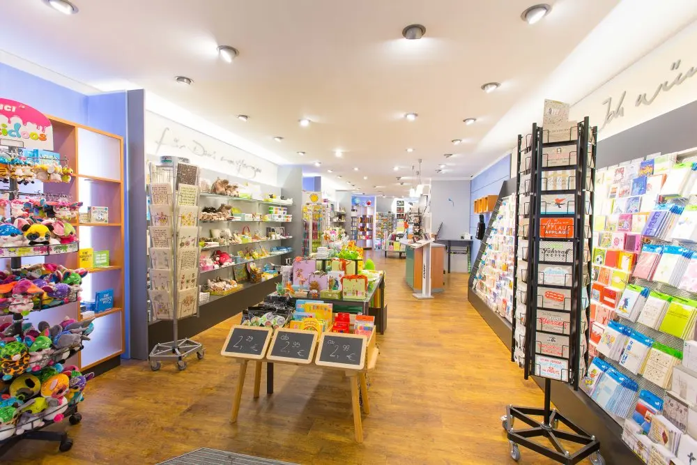 Blick in den Verkaufsraum bei Zauner in Bad Tölz.