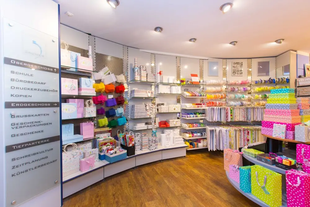 Blick in den Verkaufsraum bei Zauner in Bad Tölz.